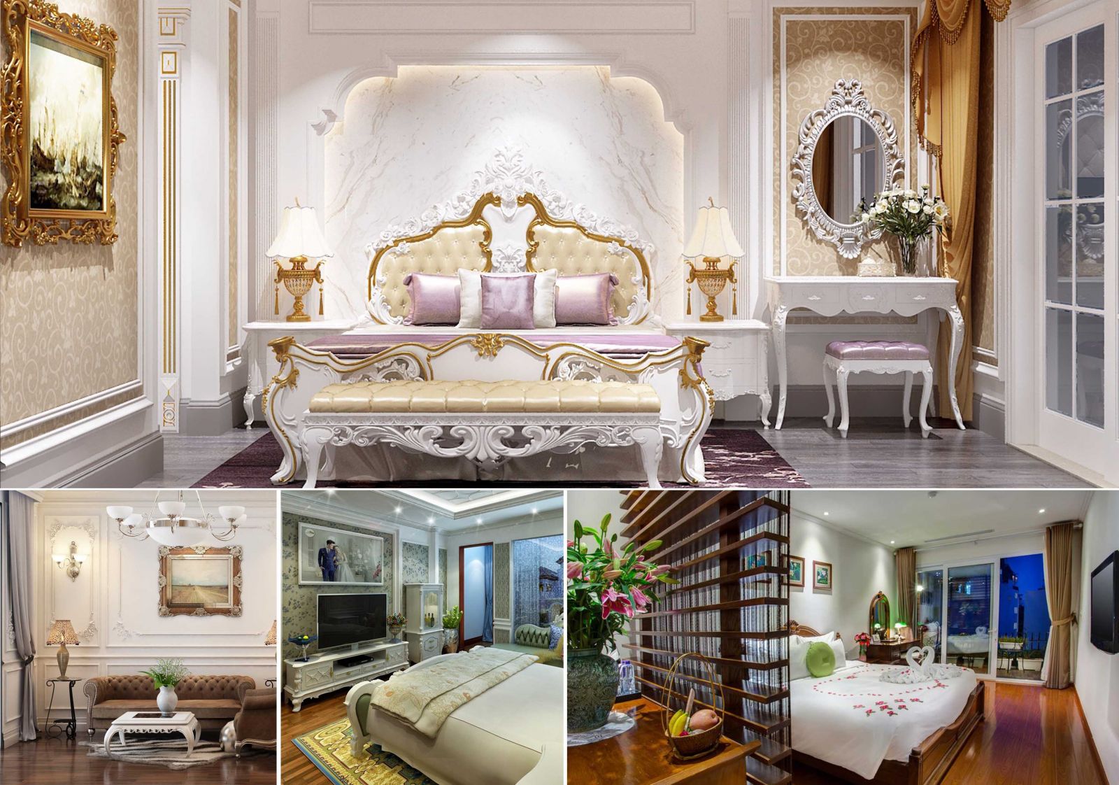 Nội thất phòng ngủ tân cổ điển Hải Đăng