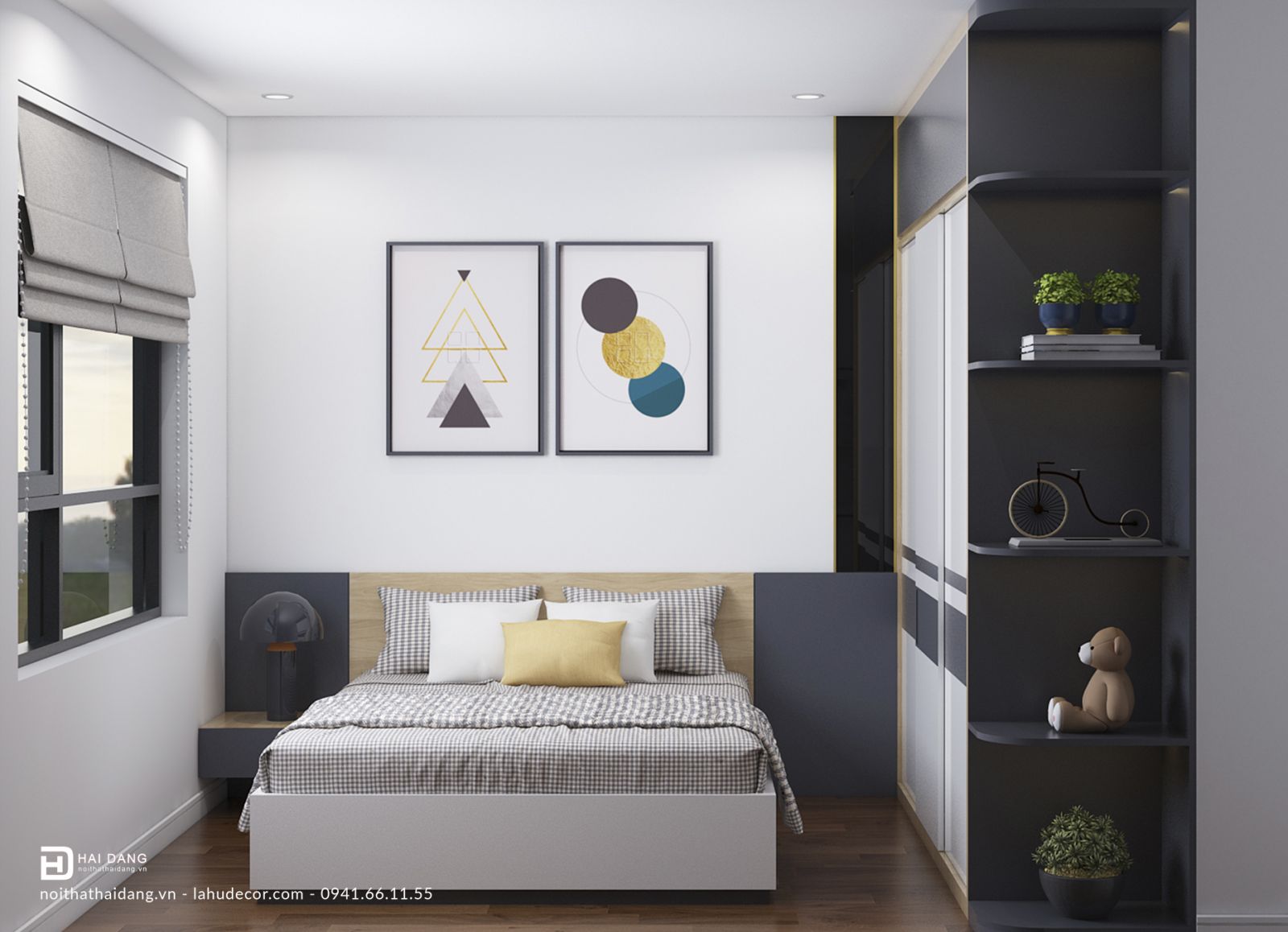 Phòng ngủ tận dụng ánh sáng tự nhiên