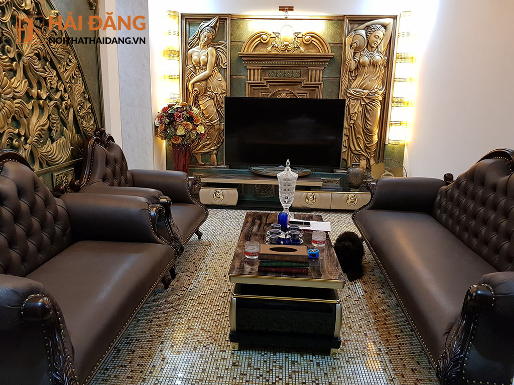 Sofa da tân cổ điển