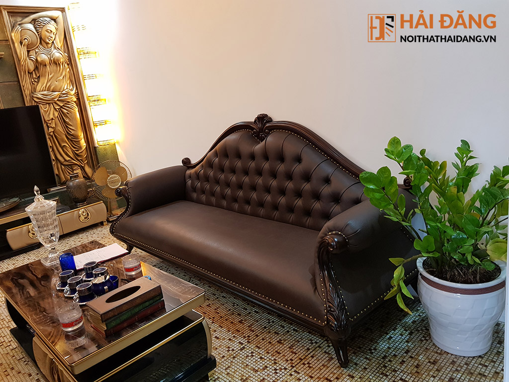 Sofa da tân cổ điển