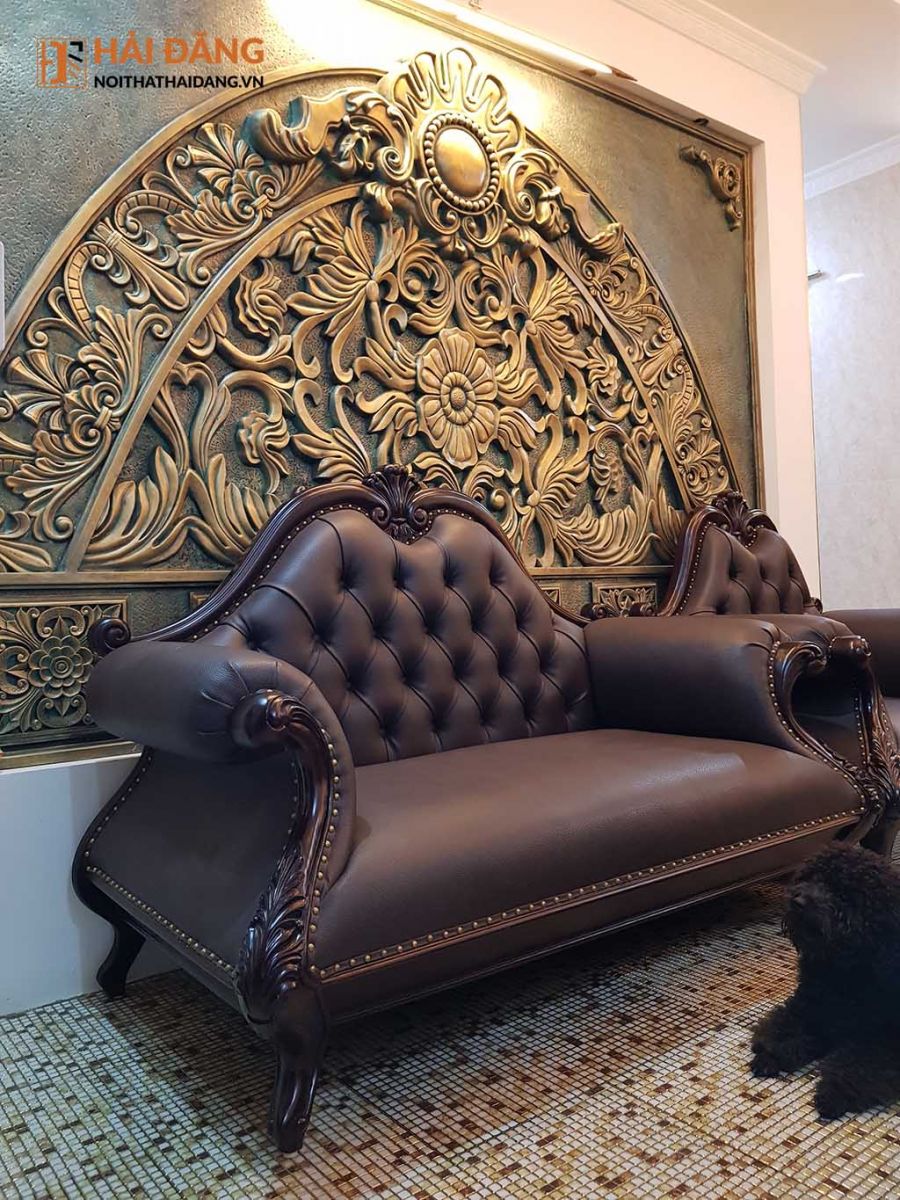 Sofa da tân cổ điển