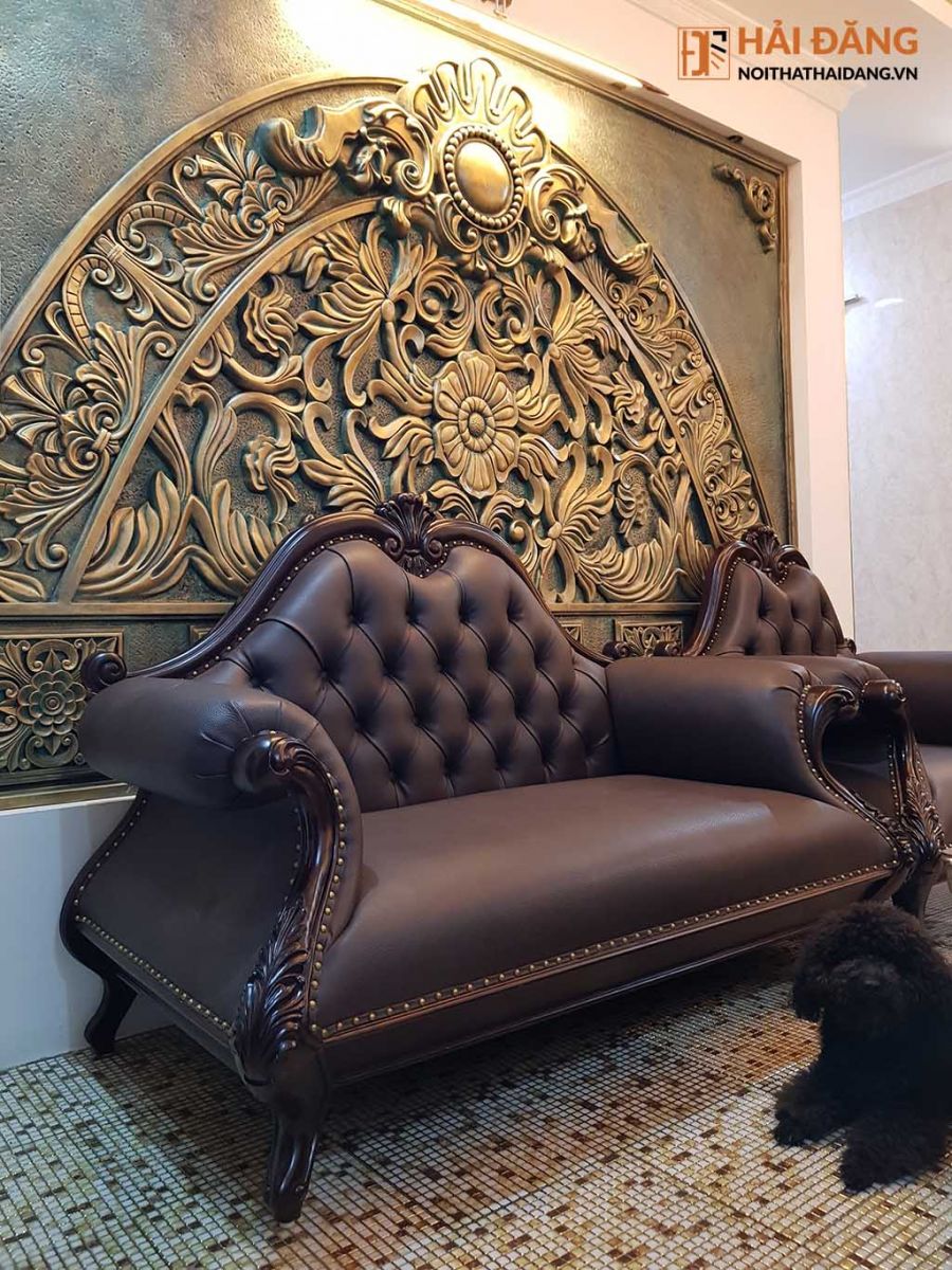 Sofa da tân cổ điển