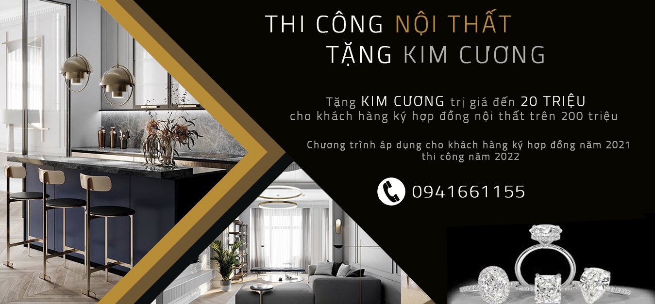 Khởi động 2022 làm nội thất mở quà kim cương tự nhiên 100%