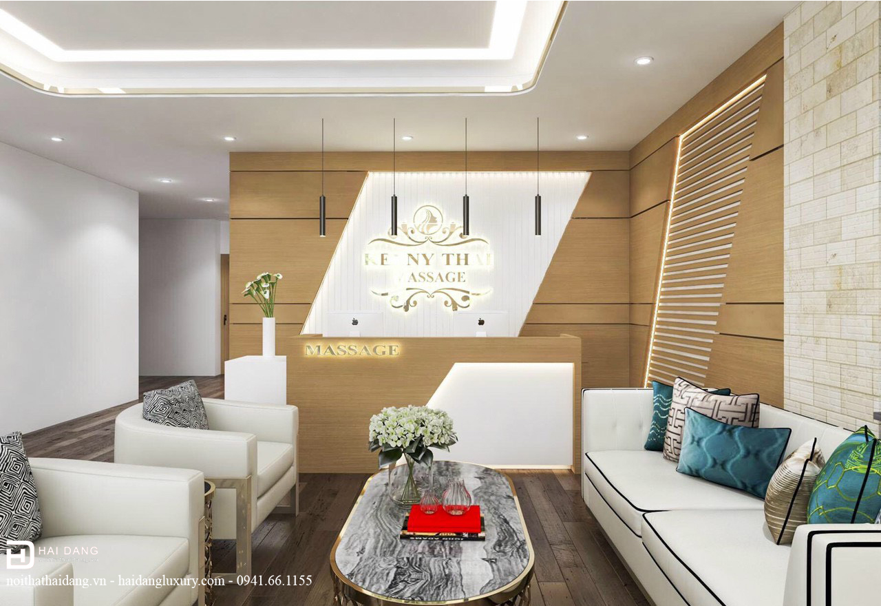 Thiết kế và thi công trọn gói văn phòng Spa  KENNY THAI