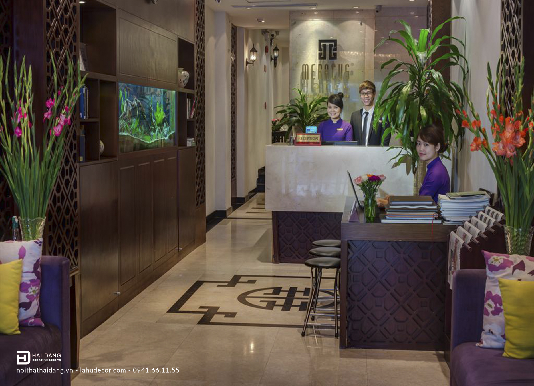 HẢI ĐĂNG thiết kế và thi công Khách sạn MERACUS - QUẢNG NINH