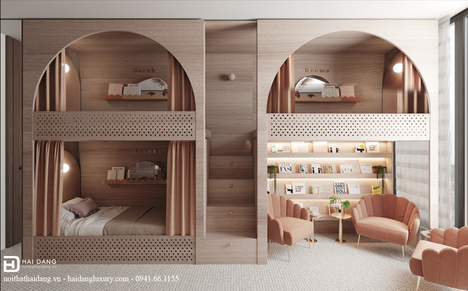 Mẫu thiết kế phòng ngủ cho trẻ em đẹp và độc đáo