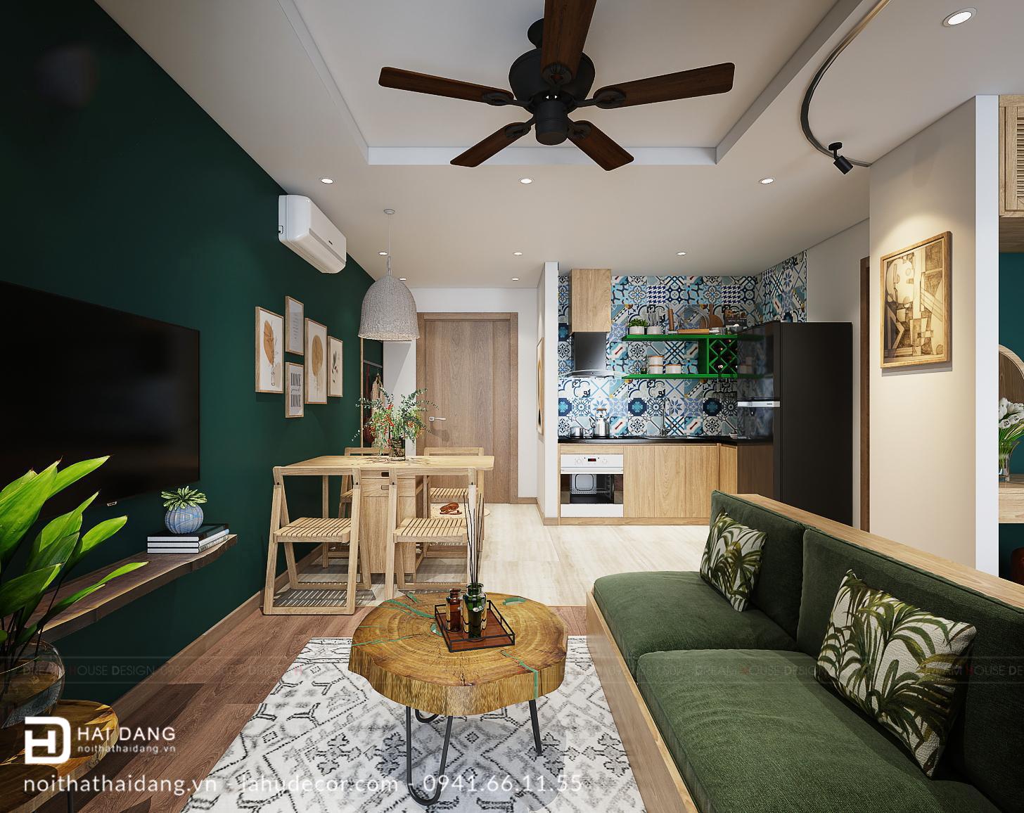 Thiết kế thi công nội thất chung cư Green Bay Garden Hạ Long