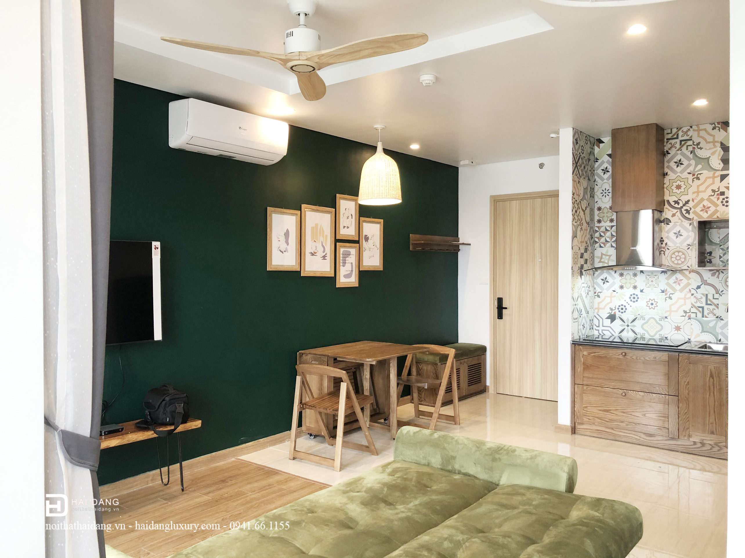 Dự án thiết kế và thi công trọn gói căn hộ chung cư Vinhomes Green Bay Garden 