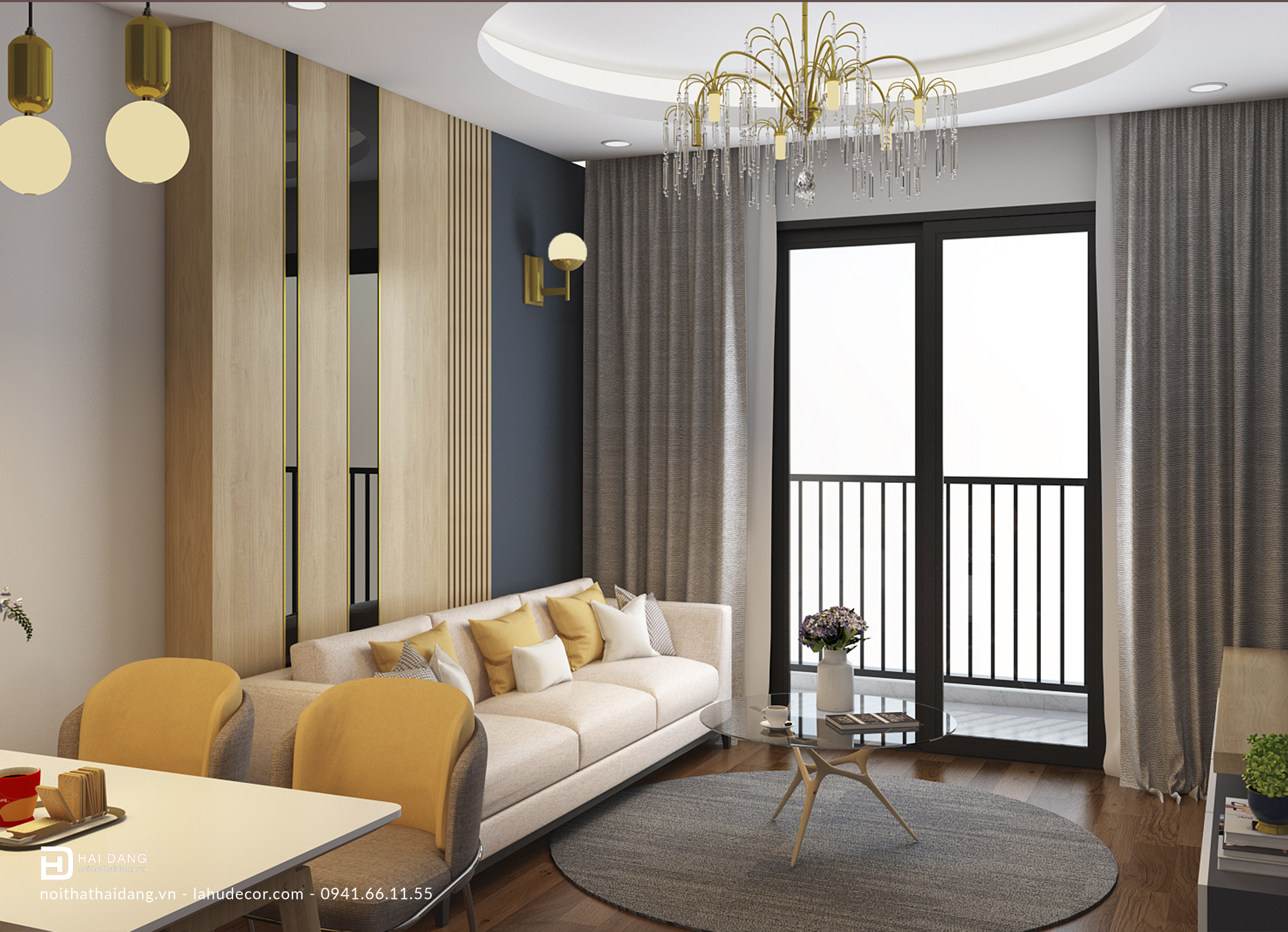 CC Imperia Sky Garden - Sự kết hợp hài hòa màu sắc và ánh sáng tự nhiên